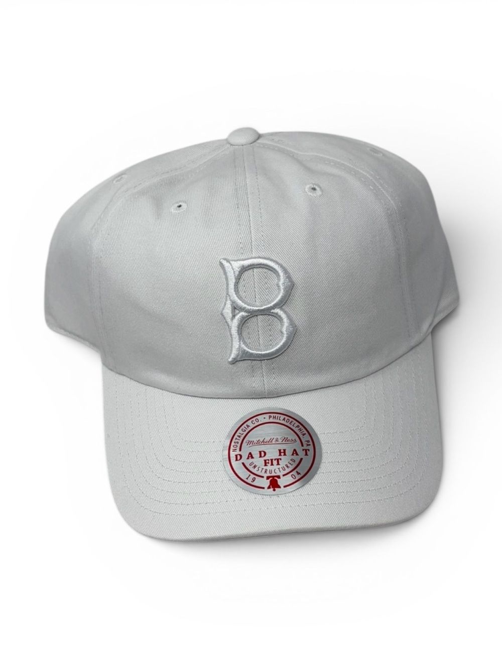 Brooklyn Dodgers Mitchell & Ness Logo Adjustable Dad Hat Cap